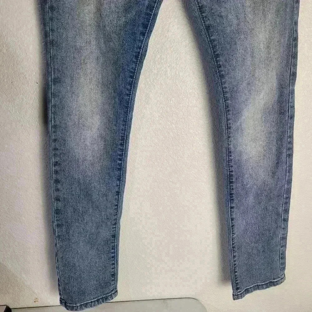Aeropostale Skinny Denim Jeans Men's Size 30/32Blue 5-Pocket Whisker - Picture 5 of 10